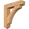 Ekena Millwork Legacy Arts and Crafts Smooth Bracket w/ Offset Brace, Western Red Cedar, 7 1/2"W x 34"D x 34"H BKT0806X34X34LEC03SWR - alternate 1